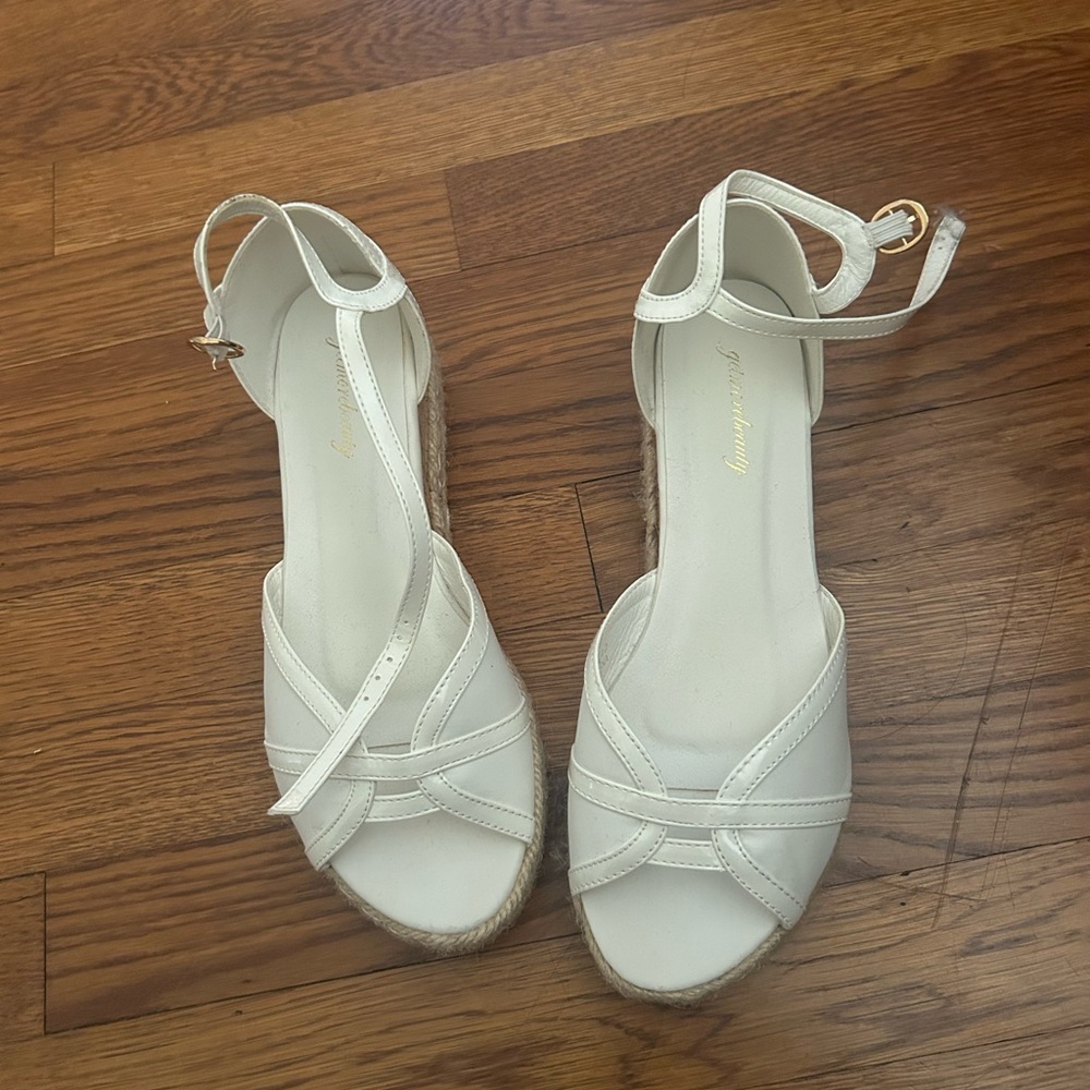 White Espadrille Sandals